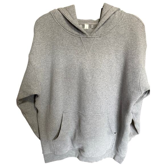 Lululemon All Yours Hoodie Sweatshirt Pullover Fleece Heathered Gray Size 12 - Picture 6 of 13